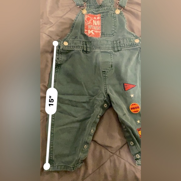 Baby Gap Size XL Green Overalls - Picture 10 of 10